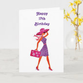 *** 17e TWEEDE DAG**** NAAR ONZE "VEEL JONGE LADY" Kaart (Gele Bloem)