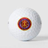 17e veldartillerijbrigade "Thunderbolt" Golfballen (Voorkant)