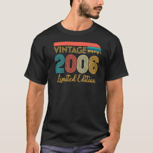 17e verjaardag 2006 17 jaar oud t-shirt