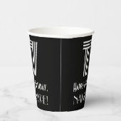 17e verjaardag — Art Deco Geïnspireerde look "17"  Papieren Bekers (Rechts)