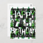 17e verjaardag briefkaart (Voorkant / Achterkant)