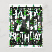 17e verjaardag briefkaart (Voorkant)