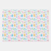 17e verjaardag Cadeaus van de pastroze roze rok Inpakpapier Vel (Voorkant)