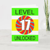 17e verjaardag computergamer kaart (Voorkant)