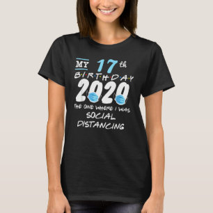 17e verjaardag gegraveerd in 2020 Toilet Paper T-shirt