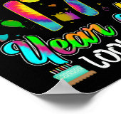 17e verjaardag Geweldige 17 jaar oud ziet er uit Poster (Hoek)