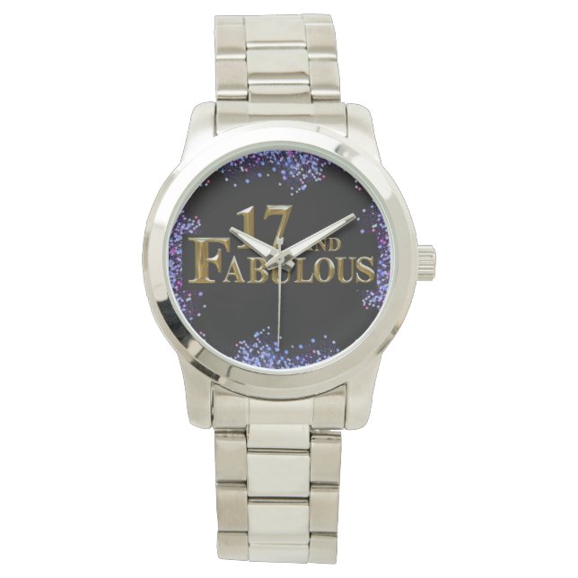 17e verjaardag  horloge (Voorkant)