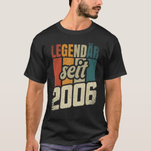 17e verjaardag jongen meisje 17 jaar 2006 t-shirt