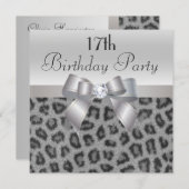 17e verjaardag van de lakens kaart (Voorkant / Achterkant)