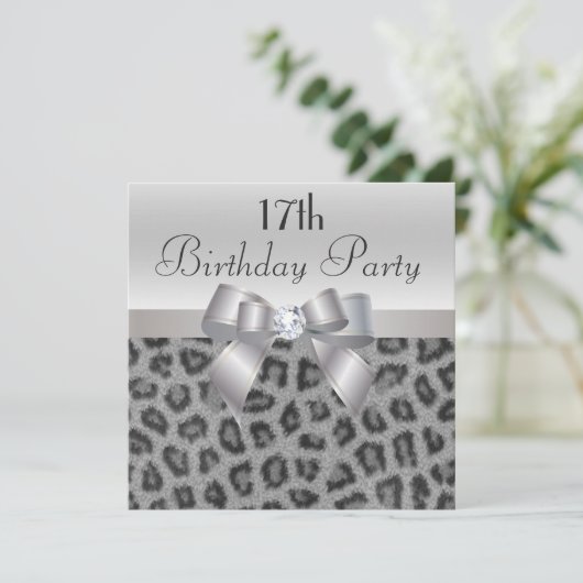 17e verjaardag van de lakens kaart (Staand voorkant)