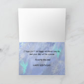 17e verjaardagskaart met vuurwerk kaart (Binnen)