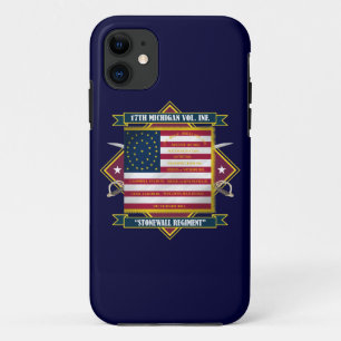 17e vrijwilligersinfanterie Michigan iPhone 11 Hoesje