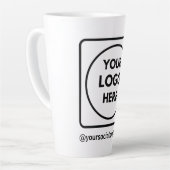 17oz aangepaste logo hoge Latte geen minimum promo Mok (Linkerhoek)