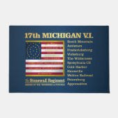 17th Michigan V.I. (BH) Deurmat (Voorkant)