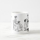 1800 Art Father vertelt een verhaal aan zijn kinde Koffiemok (Center)