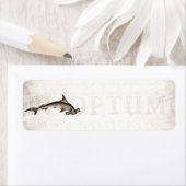 1800 Hammerhead Shark Old Hammer Head Etiket (Insitu)