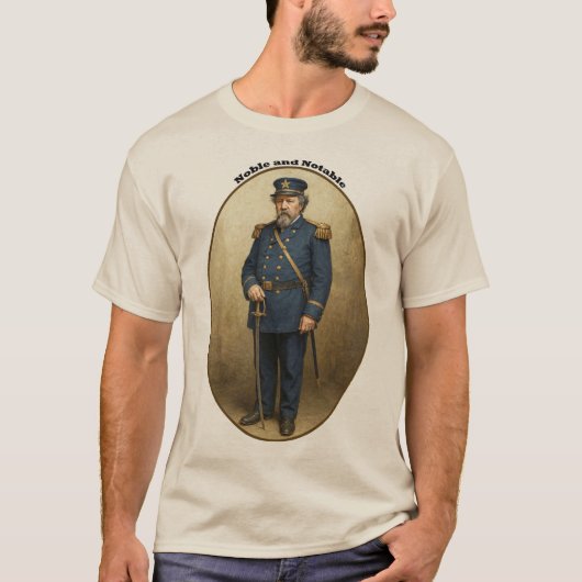 1800 San Francisco Keizer Norton met Zwaard URM T-shirt (Voorkant)