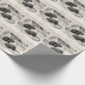  1800-serie Barn Mouse Retro Mice Parchment Cadeaupapier (Hoek)