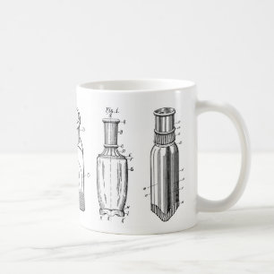 1800s Antiek Mok flessen koffie