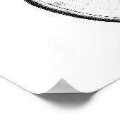 1800s Bicycle Race Art-illustratie Poster (Hoek)