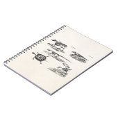  1800s Dierlijke skeletten Antiek anatomie Notitieboek (Linkerzijde)