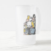  1800's Frosted Beer Glass Mok (Voorkant rechts)