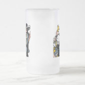  1800's Frosted Beer Glass Mok (Center)