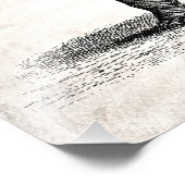  1800s Hippopotamus Illustration - Hippos Foto Afdruk (Hoek)