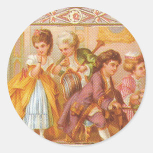 1800S KERST STICKERS VOOR PLAKBOEKEN & GESCHENKEN