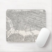  1800s New York City Brooklyn Map NYC Kaarten Muismat (Met muis)