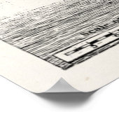  1800s Tower of London Antiek Map England Poster (Hoek)