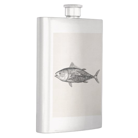  1800s Tunny Fish Specialized Gevist Heupfles (Rechts)