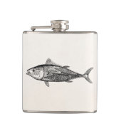  1800s Tunny Fish Specialized Gevist Heupfles (Voorkant)