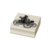 1800s Victoriaans man wagon art Rubberstempel (Stempel)