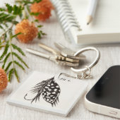  1800s Vliegende hengels Sleutelhanger (Voorkant Rechts)