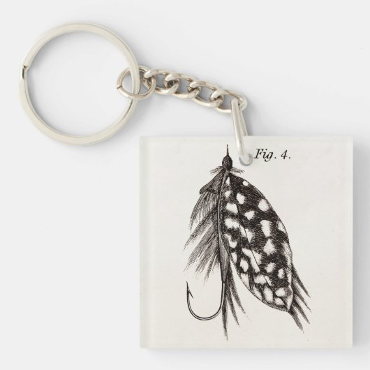  1800s Vliegende hengels Sleutelhanger (voorkant)