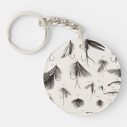  1800s Vliegende hengels Sleutelhanger (Voorkant)