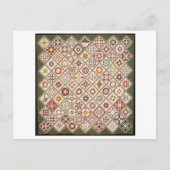 1800s Vriendschap Quilt Briefkaart (Voorkant)