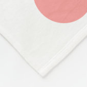 180115 - Kleuren 01 - wit Fleece Deken (Hoek)