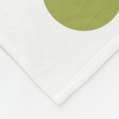 180115 - Kleuren 02 - wit Fleece Deken (Hoek)
