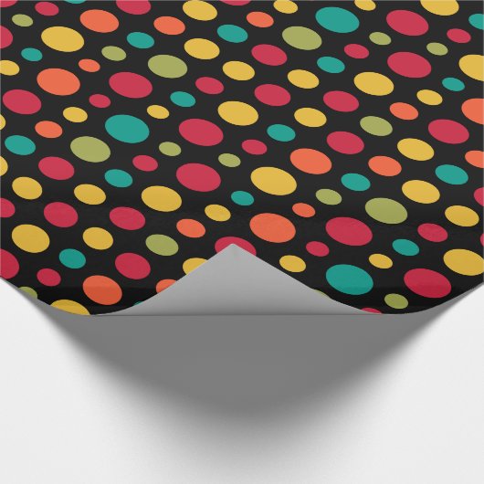 180115 v2 - Colors 02 - op zwart Cadeaupapier (Hoek)