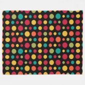 180115 v2 - Colors 02 - op zwart Fleece Deken (Voorkant (Horizontaal))