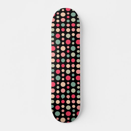 180115 v2 - Kleuren 01 - op zwart Persoonlijk Skateboard (Voorkant)