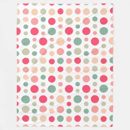 180115 v2 - Kleuren 01 - wit Fleece Deken (Voorkant)