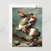 1801 Napoleon door de Alpen, Jacques-Louis Dav Briefkaart (Voorkant / Achterkant)