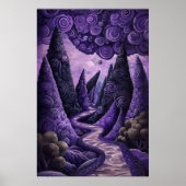 1802 Cosmic Surrealist Dreamscape Poster (Voorkant)