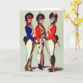 1803 Londense vrijwilligers printen vrijwilligers Kaart (Gele Bloem)