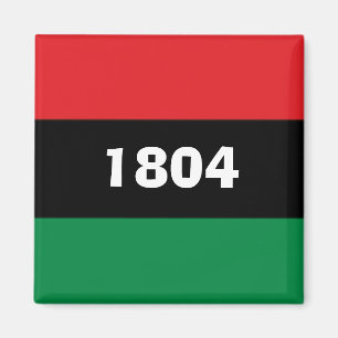 1804 Afrikaanse kleuren uit Haïti Pan Magneet