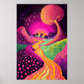 1804 Cosmic Surrealist Dreamscape Poster (Voorkant)