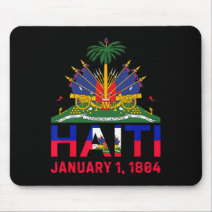 1804 Haïti Eiland Cute Haïti Onafhankelijkheidsdat Muismat